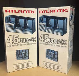 lot 75R image: RR - Two New Atlantic 45 CD Racks