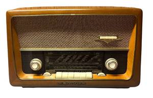 lot 80R image: RR - Vintage Emud Rekord Senior 60 German Tube Radio