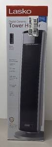 lot 127R image: New Lasko Digital Ceramic Tower Heater - 1500W, Remote, 8-Hour Timer