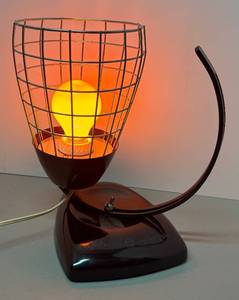 lot 128R image: RR - General Electric Theralux Infrared Portable Heat Lamp