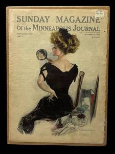 lot 162R image: FR - Vintage 1910 Minneapolis Journal Sunday Magazine