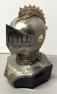 lot 168R image: O - Heritage Knight Radio - Vintage Knight Helmet Desk Radio