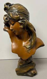 lot 177R image: O - Art Nouveau Boston Bust Sculpture