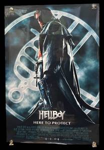lot 234R image: RR - Hellboy Poster - Here to Protect - Unframed