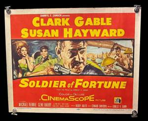 lot 257R image: RR - Soldier of Fortune Unframed Film Poster