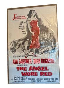 lot 31D image: DR - The Angel Wore Red Poster - 1960 Vintage Film