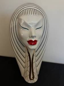 lot 32D image: BR - Vintage Art Deco Canova Padova Italy MCM Figural Decanter