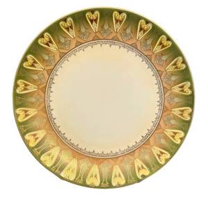 lot 38D image: DR - R.S. Prussia Plate - Art Deco Porcelain,Germany