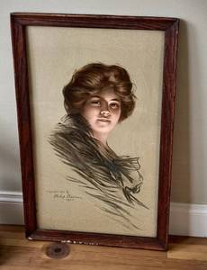 lot 40J image: DR - Philp Boileau Portrait - Vintage Framed Artwork