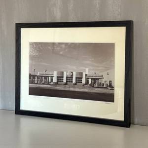 lot 50D image: USKO Union Supply Co. Gas Station Vintage Photograph - Framed
