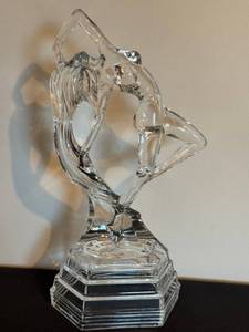 lot 52D image: DR -Vintage Art Deco Nude Glass Figurine