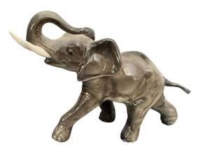 lot 64D image: DR - Hutschenreuther Elephant Porcelain Figurine Germany
