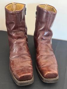 lot 88D image: BR - Brown Leather Boots (Lot of 2) - Size 9D