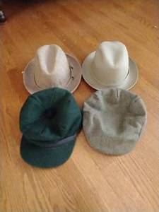 lot 7 image: Lot of 4 Mens Wool Hats