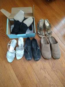 lot 11 image: Lot of (5) Pairs Womens Size 7.5 Shoes