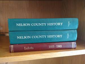lot 15 image: (2) Nelson County History Books and (1) Lakota... 100 Years Book