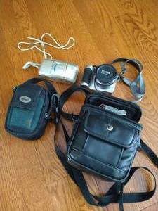 lot 16 image: Camera Lot - Nikon Film Camera and Kodak Digital Camera