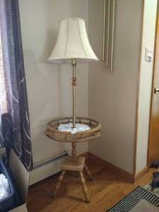 lot 20 image: Round Side Lamp Table
