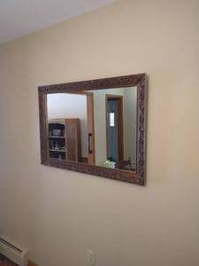 lot 26 image: Framed Wall Mirror