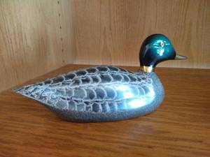 lot 34 image: Metal Duck Figure