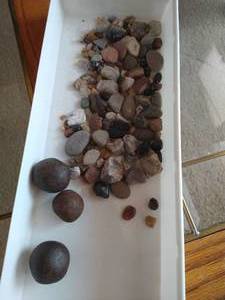 lot 39 image: Lot of Rocks and Steel Balls