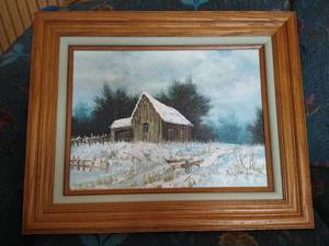lot 53 image: Framed Original Oil Painting