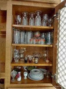 lot 117 image: (4) Shelves of Glassware and Misc.