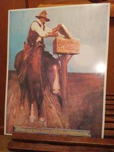 lot 176 image: 1993 Nabisco Cream of Wheat Tin Sign