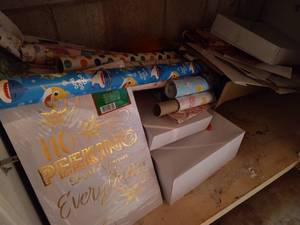 lot 223 image: Wrapping Paper, Boxes, Gift Bags, Etc.