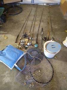 lot 256 image: (7) Rods & (9) Reels Fishing Lot
