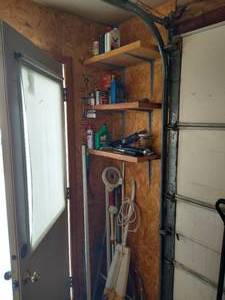 lot 277 image: Shelves of Misc. Fluids & Cleaning Tools