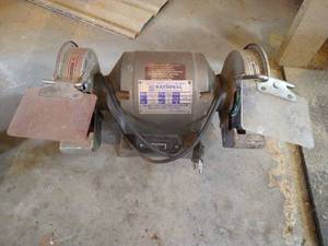 lot 289 image: National Industrial Tools Bench Grinder