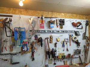 lot 291 image: Wall of Misc. Tools