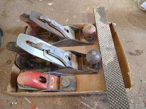 lot 294 image: (3) Hand Planers & Rasp