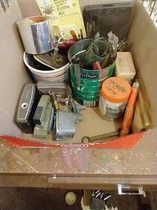 lot 298 image: Large Lot of Drill Bits & Misc. Hardware