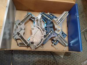 lot 306 image: (8) Corner Clamps for Woodworking