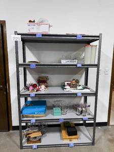 lot 16 image: Steel Shelving Unit with Contents Not Included - you disassemble & move - contents NOT included