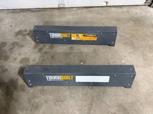 lot 49 image: Pair of ToughBuilt C340 Sawhorses, 800 lb Capacity Each