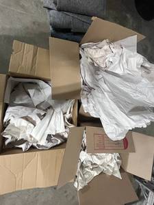lot 87 image: Lot of Packing Paper in Boxes