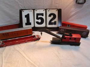 lot 152 image: Assorted Rail Cars - qty 6