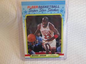 lot 1 image: 1988-89 Fleer Michael Jordan Super ...