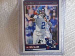 lot 24 image: 2025 Score Jaxson Dart Rookie Card...