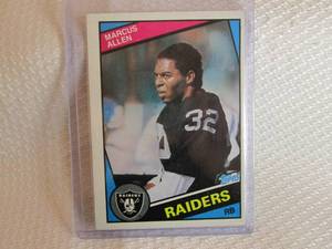lot 26 image: 1984 Topps Marcus Allen Card...