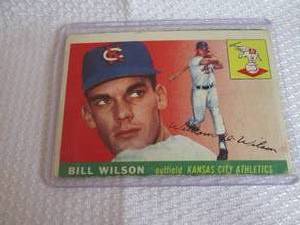 lot 36 image: 1955 Topps Bill Wilson Card...