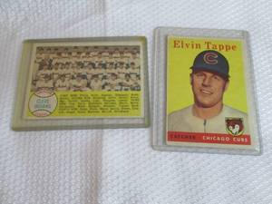 lot 55 image: 1958 Topps Elvin Tappe & Cleve Indi...