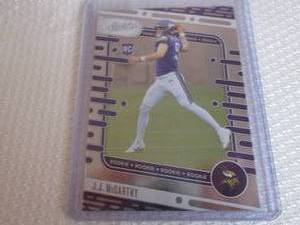 lot 60 image: 2024 Absolute JJ McCarthy Rookie  C...