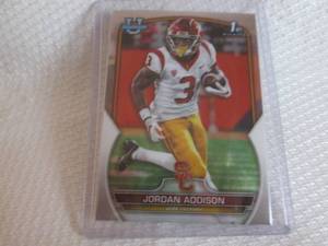 lot 62 image: 2022 Bowman U Jordan Addison Rookie...