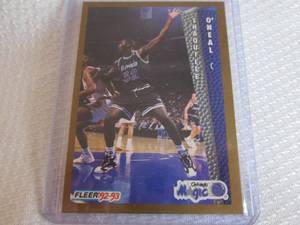 lot 68 image: 1992-93 Fleer Shaquille ONeal Rook...