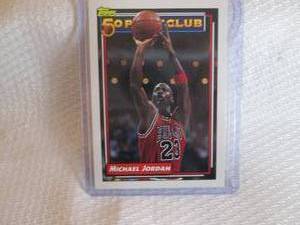 lot 69 image: 1992 Topps Michael Jordan 50 Point ...