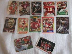 lot 81 image: Assorted Joe Montana Cards...